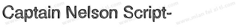Captain Nelson Script字体转换